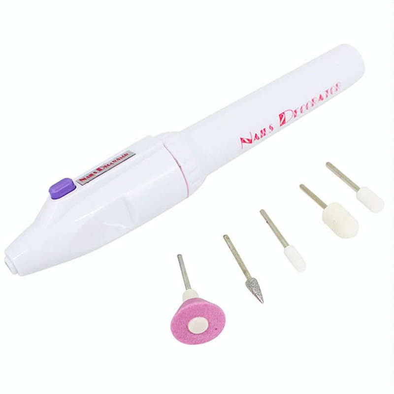Electric Nail File Drill Kit Tips Manicure Toenail Pedicure Salon Pen Shape Manicure Kit Nail Dri...