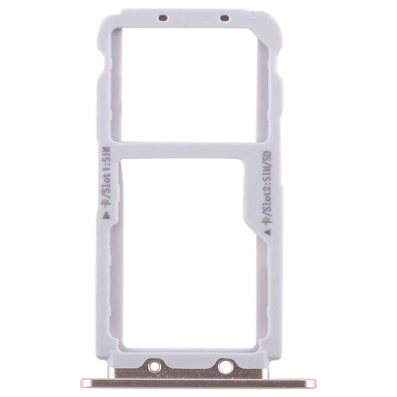 SIM Card Tray + SIM Card Tray / Micro SD Card for Huawei Honor View 10 / V10(Gold)