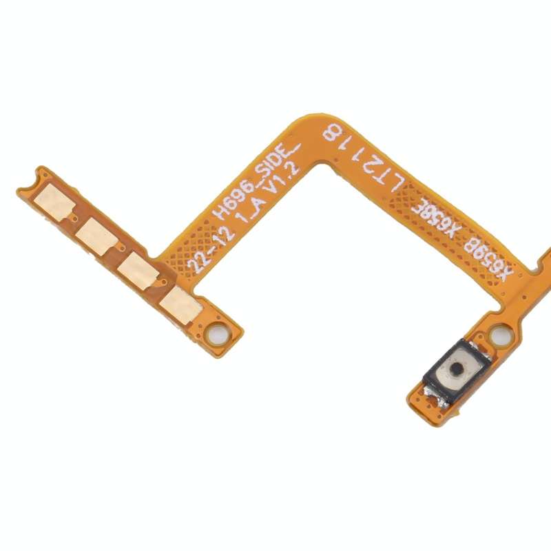 For Tecno Spark 8 KG6 OEM Power Button & Volume Button Flex Cable