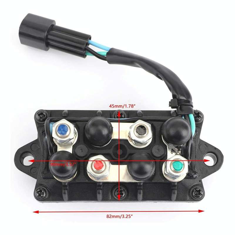 Stroke Relay Assembly with Outboard Motor Switch for Yamaha 703825630100