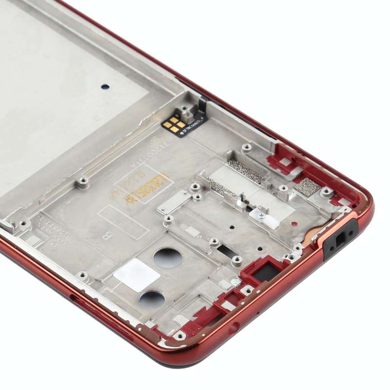 Front Housing LCD Frame Bezel Plate for Motorola One Hyper XT2027 XT2027-1 (Orange)