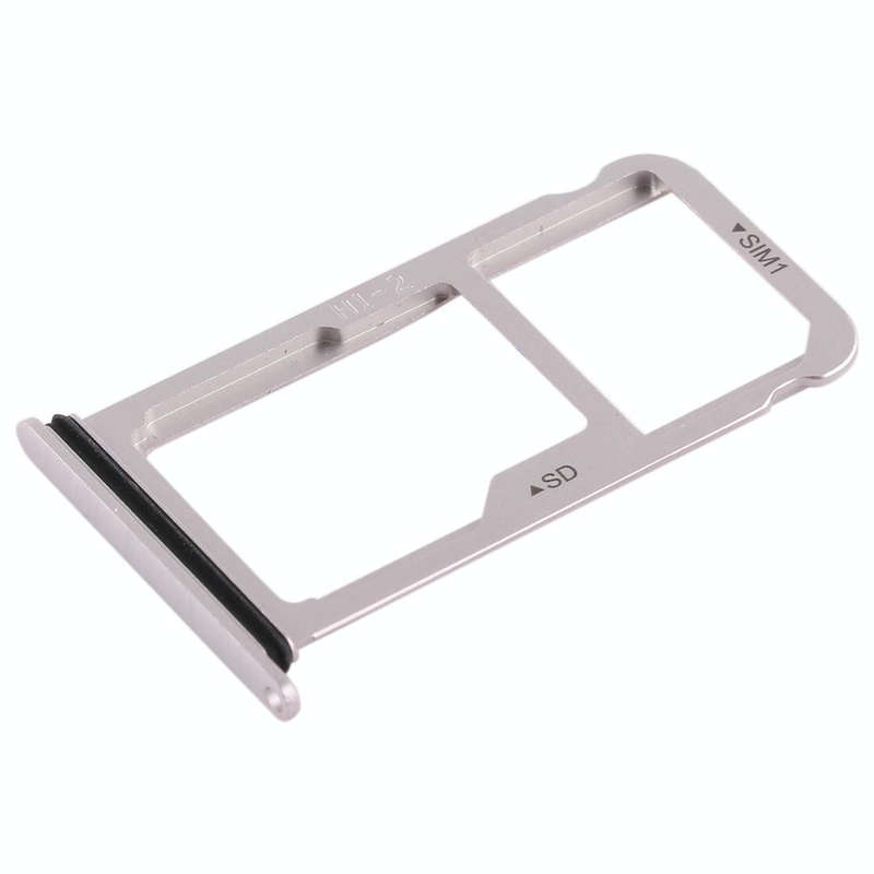 SIM Card Tray + SIM Card Tray / Micro SD Card for Huawei Mate 10 (Silver)