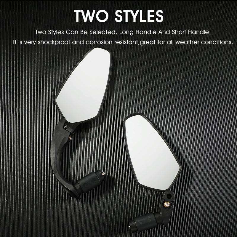 1 Pair WEST BIKING Bicycle Rearview Mirror Adjustable Mirror Mountain Bike Foldable Rearview Mirr...