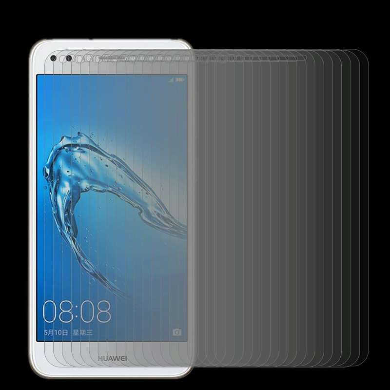 100 PCS for Huawei Y6 Pro (2017) 0.26mm 9H Surface Hardness 2.5D Curved Edge Tempered Glass Scree...