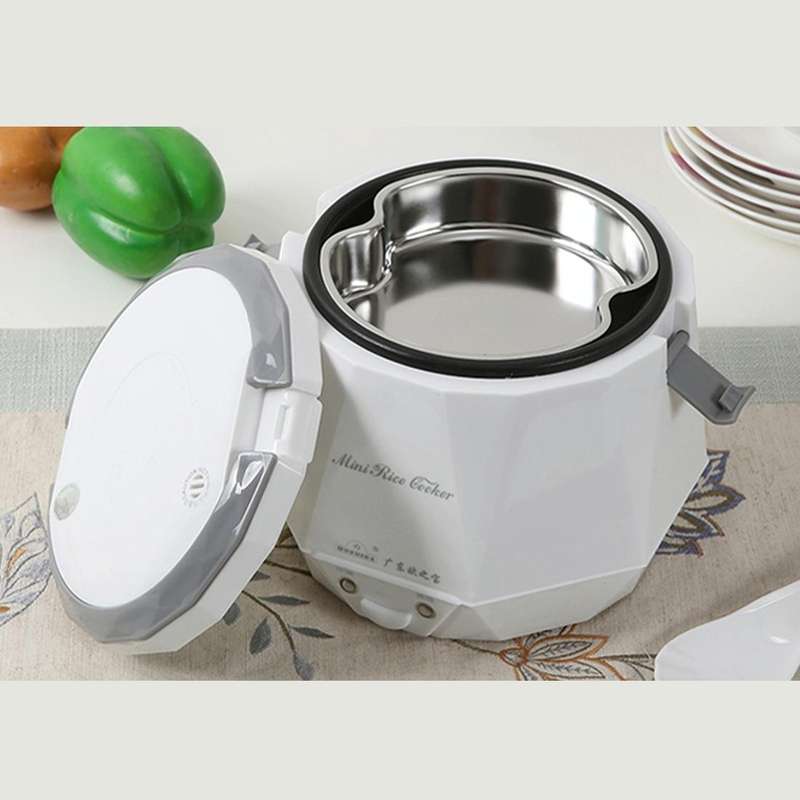 OUSHIBA Car Auto C3 Mini Multi-function Rice Cooker 12V 1.3L Volume for Rice Soup Noodles Vegetab...