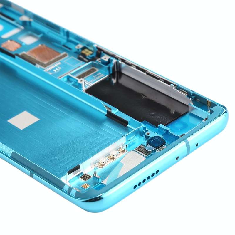 Front Housing LCD Frame Bezel Plate for Xiaomi Mi 10 5G / Mi 10 Pro 5G(Blue)