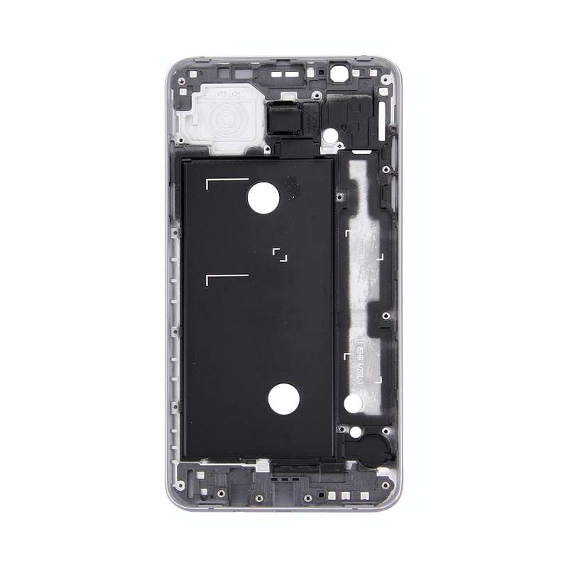 For Galaxy J7 (2016) / J710 Front Housing LCD Frame Bezel Plate (Grey)
