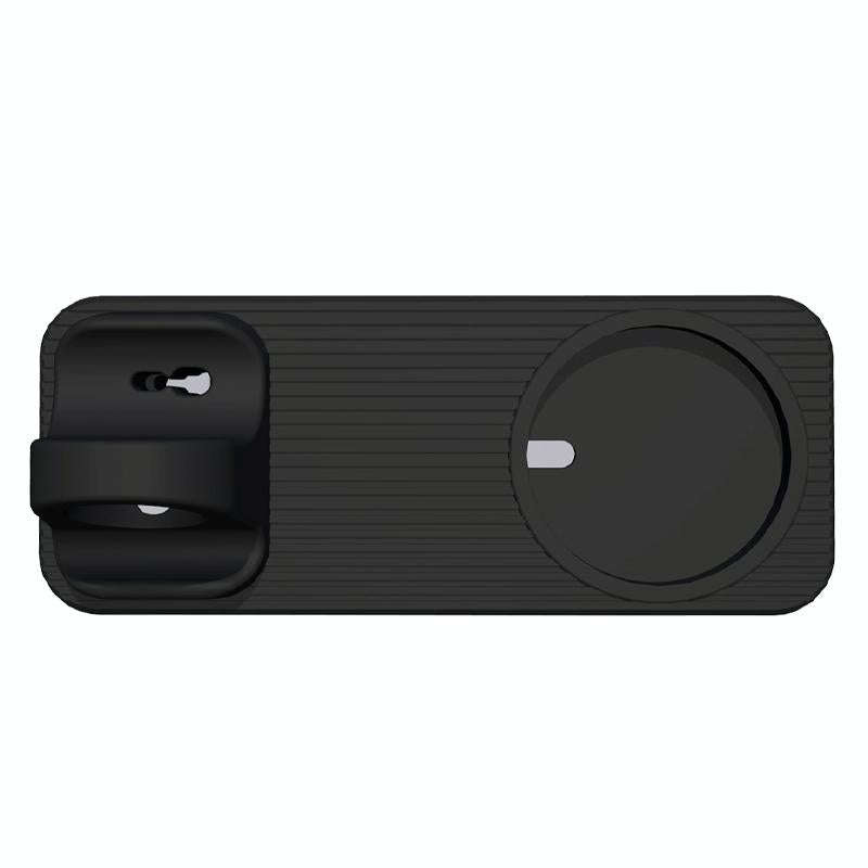 3 in 1 MagSafe Magnetic Wireless Charger Holder Base for iPhone & iWatch & AirPods(Black)