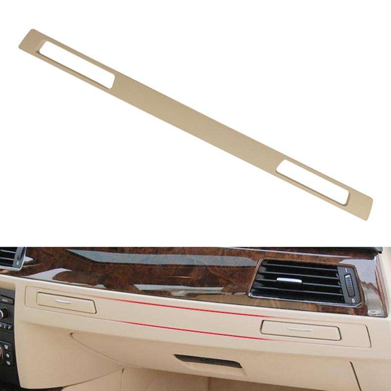 For BMW 3 Series E90 Left Driving Dashboard Water Cup Holder Decorative Frame 5145 7138 798(Beige)