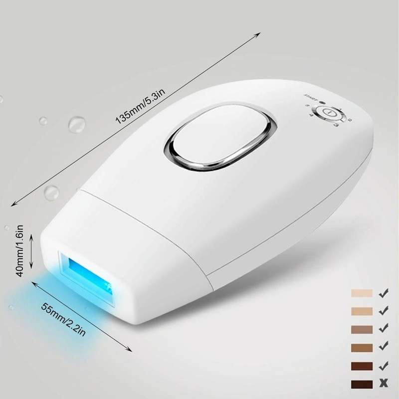 Aimanfun 100000 Flash Professional IPL Epilator Laser Hair Removal Women Painless Threading Hair ...