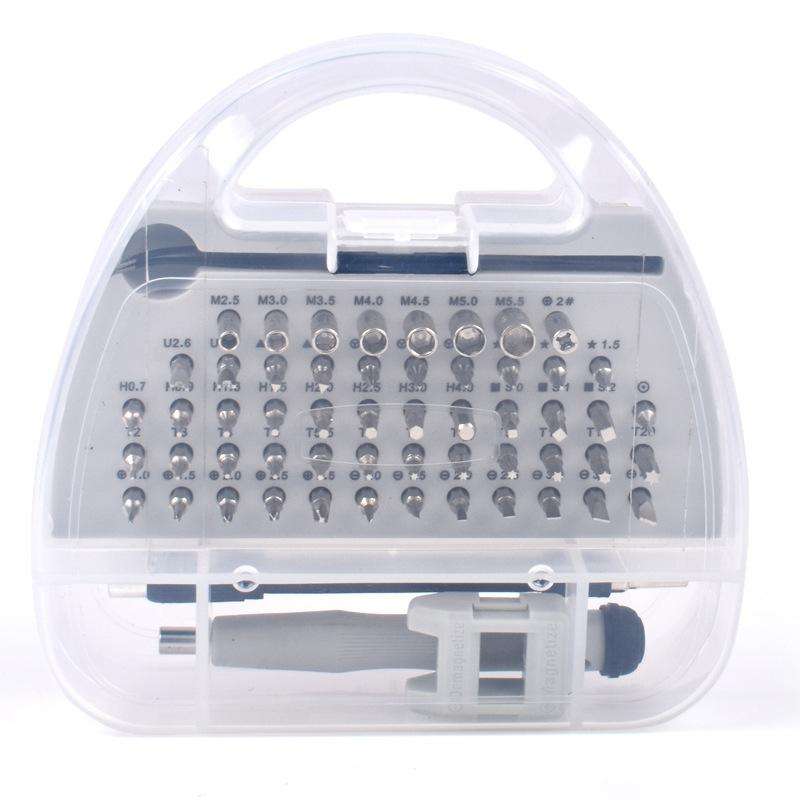 Weeks 58 in 1 Chrome Vanadium Steel Mobile Phone Repair And Disassembly Tool Screwdriver Set