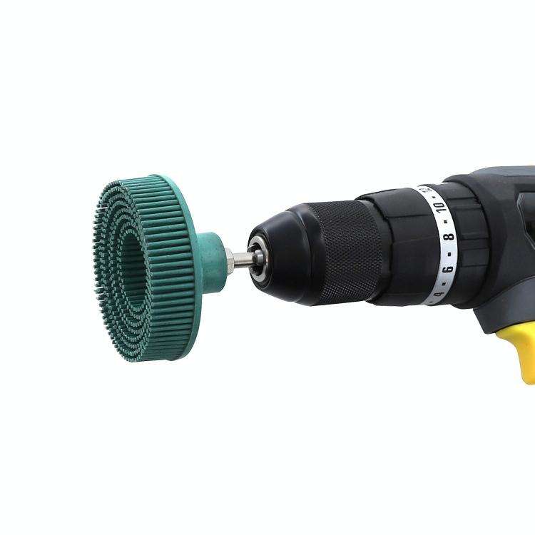 Electric Drill Disc Brush Emery Deburring Polishing Rubber Sanding Brush, Style: 2 Inch White