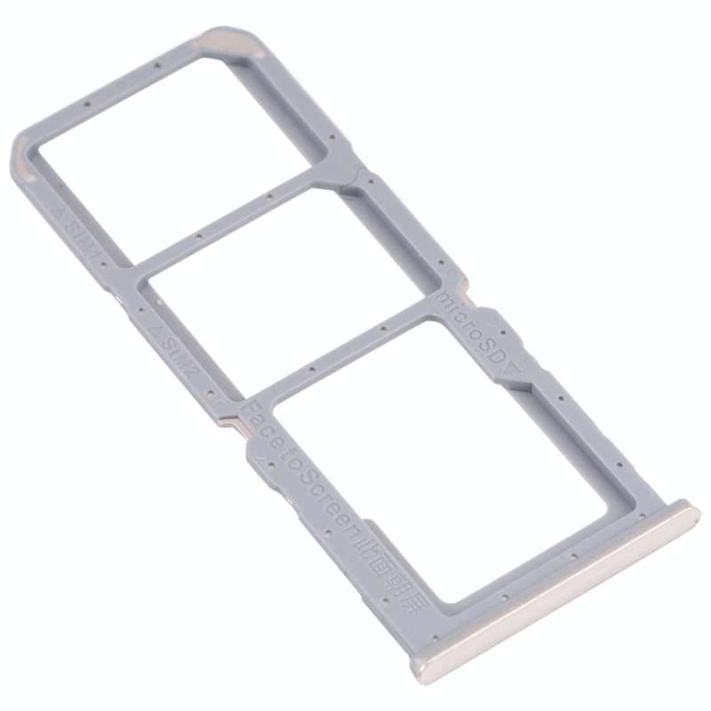For OPPO A16 / A16S CPH2269 CPH2271  SIM Card Tray + SIM Card Tray + Micro SD Card Tray (Gold)