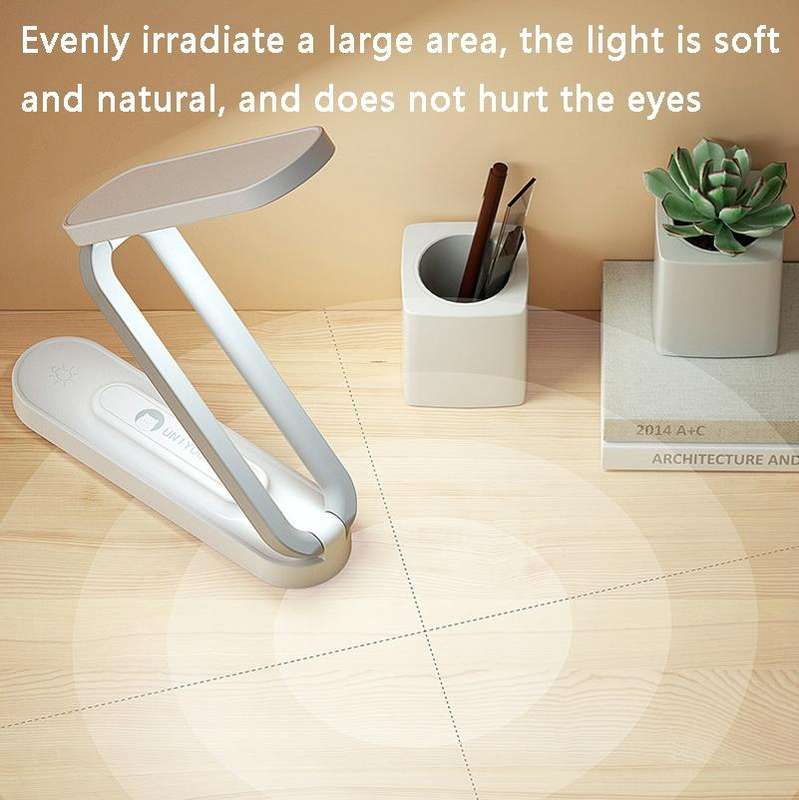 UNIYOUNG A211 Touch Dimming Charging Eye Protection Desk Lamp(Pink)