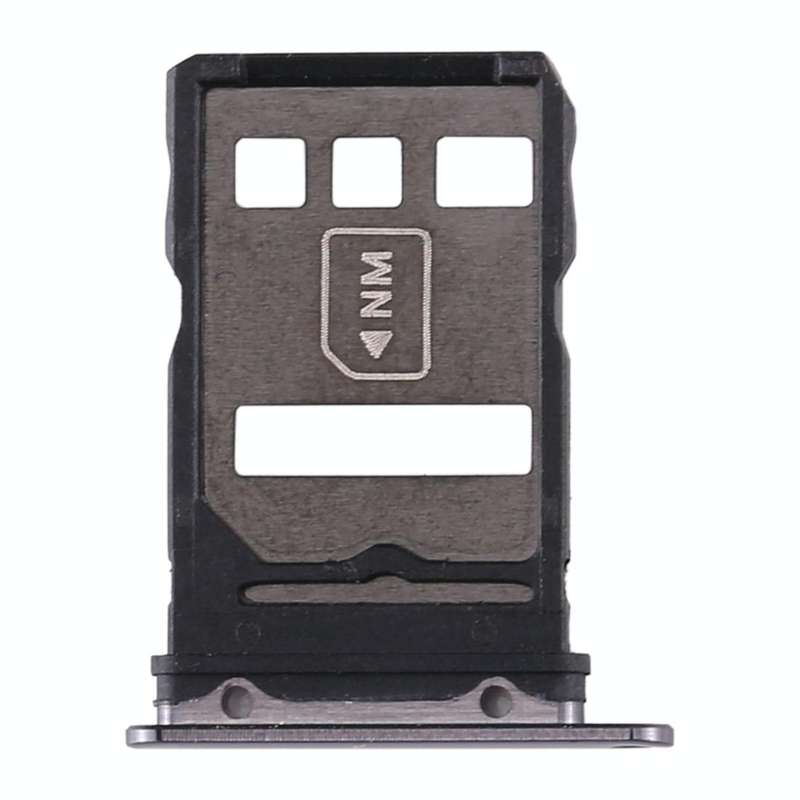 SIM Card Tray + NM Card Tray for Huawei Mate 30 (Black)