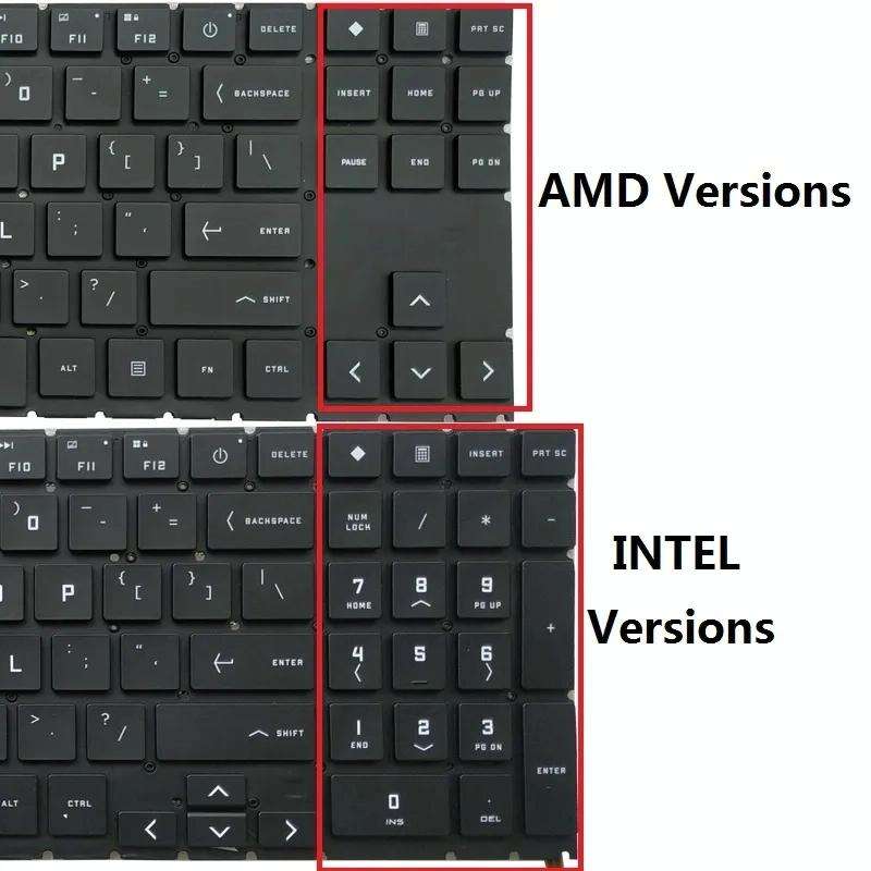 For HP Omen 15-EK 15-EK0019NR 15-EN 15-EN0013DX TPN-Q236 Laptop Keyboard (Red)