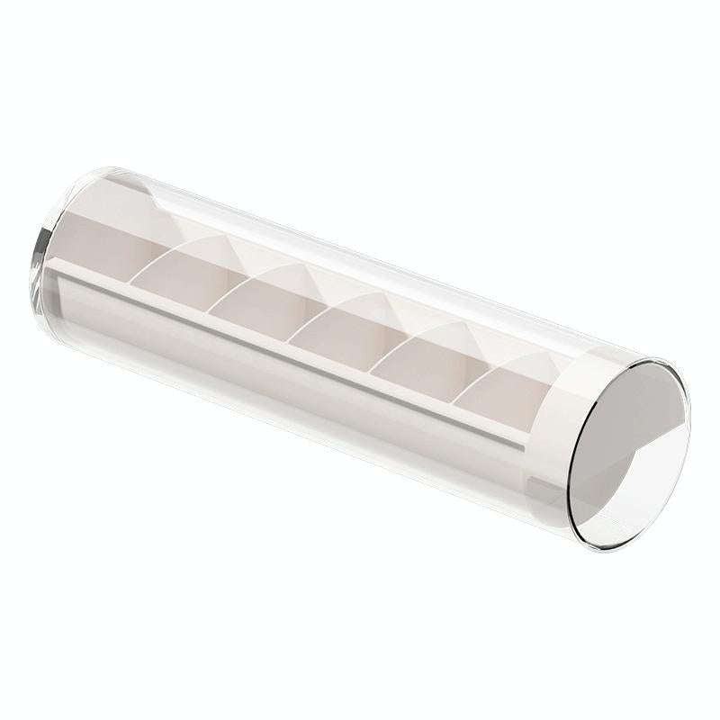 Cylindrical Type Socks Panties Dustproof Storage Box(White)