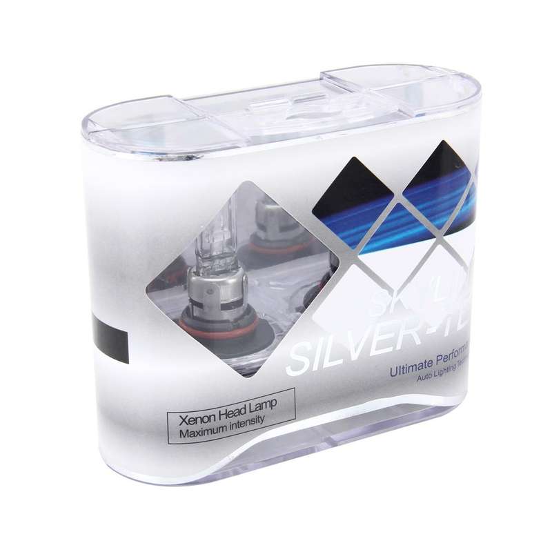 2 PCS 9005 55W 1700 LM 4300K HID Bulbs Xenon Lights Lamps, DC 12V