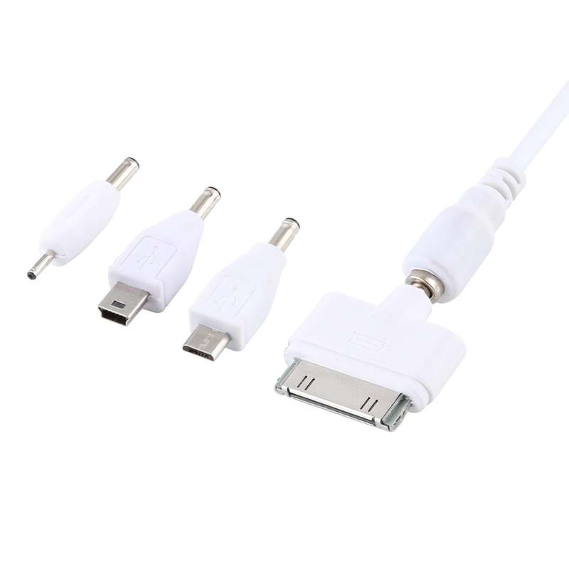 5 in 1 Multi-function Data Cable with 4 Adapters, Suitable for Mico USB / HDMI / Nokia 2.0 / iPho...