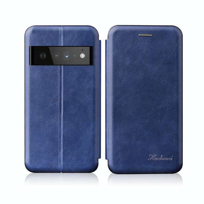 For Google Pixel 6 Pro Integrated Voltage Retro Texture Magnetic Leather Case with Card Slot & Ho...