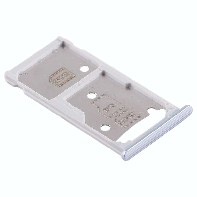 SIM Card Tray + SIM Card Tray / Micro SD Card Tray for Huawei Honor 5c (Silver)