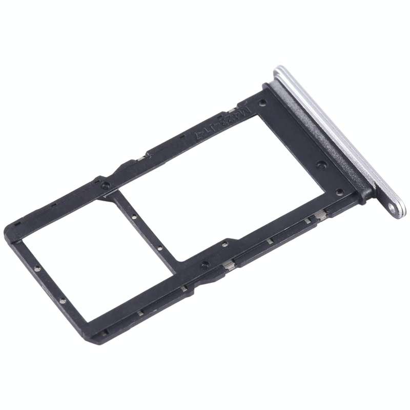 For Honor Play 30 SIM + SIM / Micro SD Card Tray (Silver)