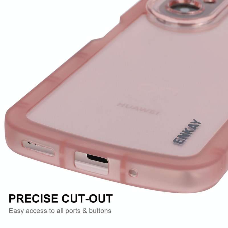 For Huawei Nova 9 SE / Honor 50 SE ENKAY Translucent Matte TPU Shockproof Phone Case(Black)
