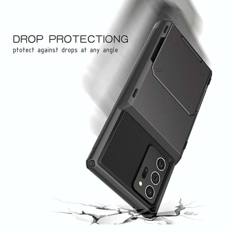 For Samsung Galaxy Note20 Scratch-Resistant Shockproof Heavy Duty Rugged Armor Protective Case wi...