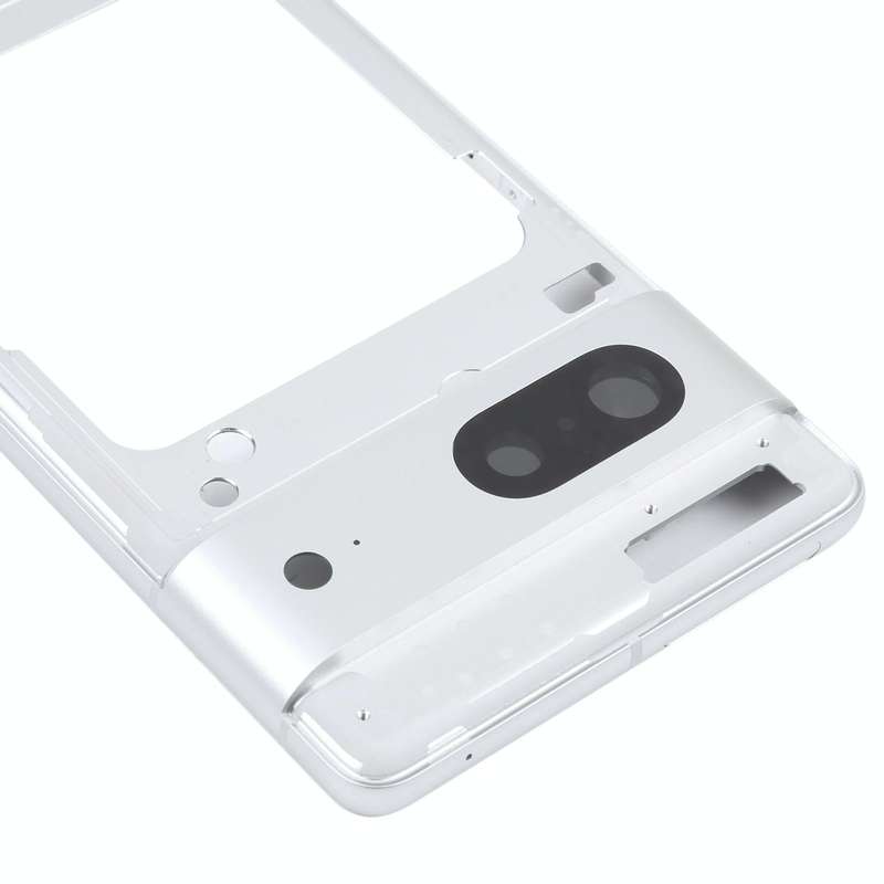 For Google Pixel 7 Front Housing LCD Frame Bezel Plate(Silver)