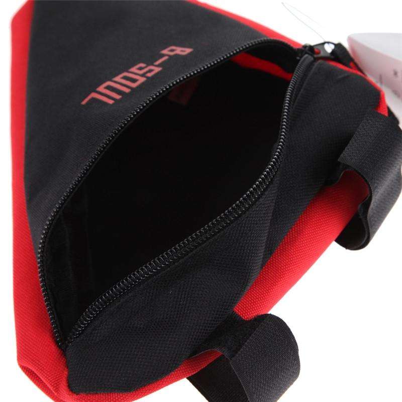 Triangle Bike Bag Front Tube Frame Cycling Bicycle Bags Waterproof MTB Road Pouch Holder Saddle(R...