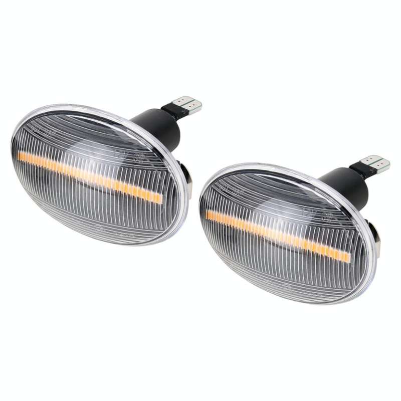 2 PCS DC12V / 3W Car LED Dynamic Blinker Side Lights Flowing Water Turn Signal Light for BMW Mini...