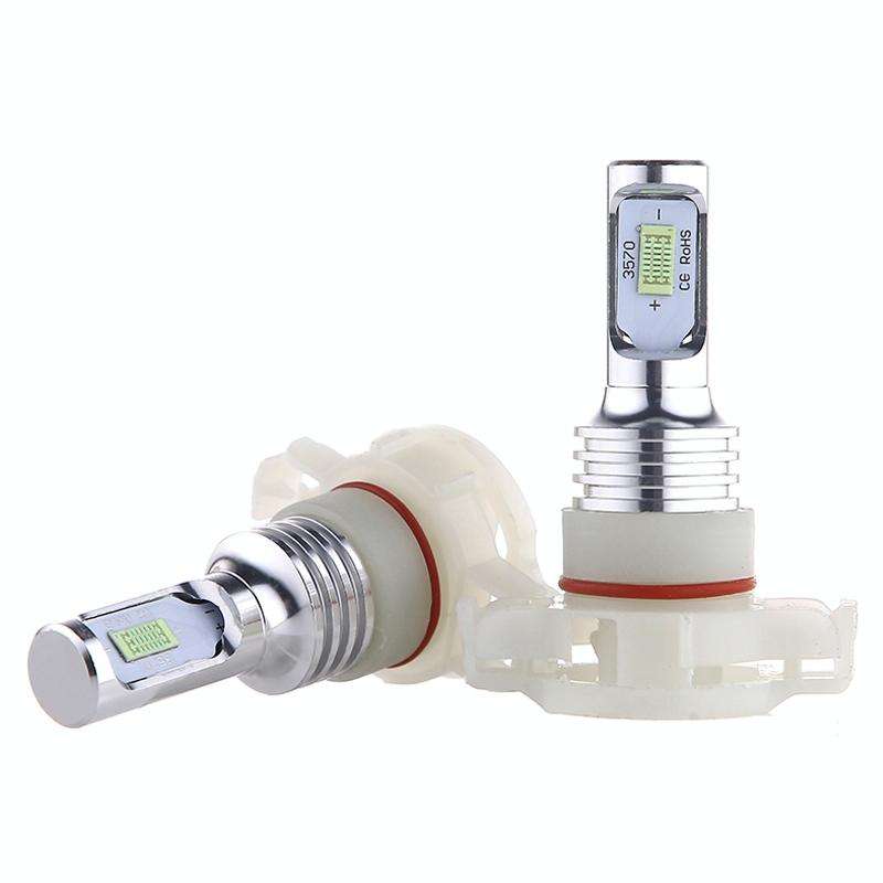 2 PCS H16(EU) 72W 1000LM 6000-6500K Super Bright White Light Car Fog LED Bulbs, DC 12-24V (Ice Bl...