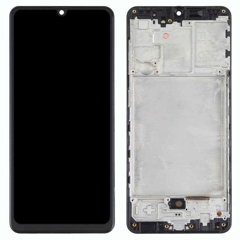 Original Super AMOLED LCD Screen for Samsung Galaxy A31 SM-A315 Digitizer Full Assembly with Fram...