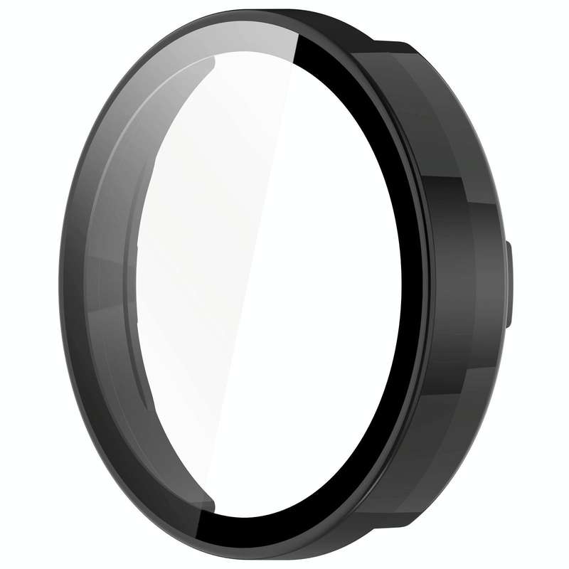 For Garmin Lily 2 PC + Tempered Film Integrated Watch Protective Case(Black)