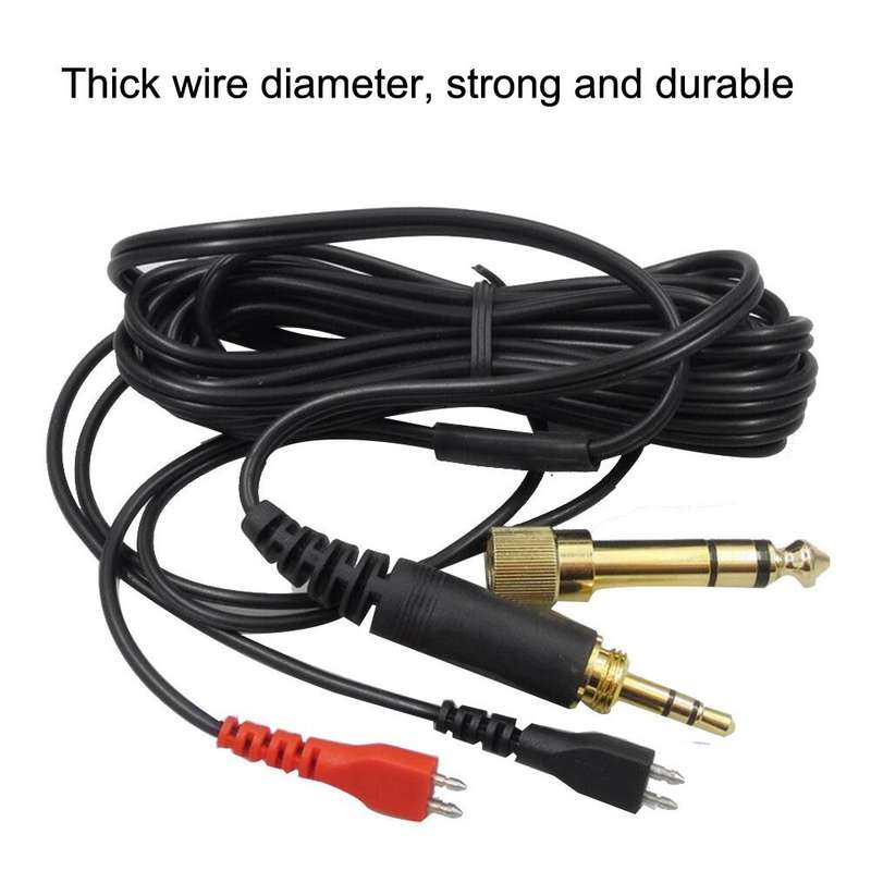 For Sennheiser HD25 / HD560 / HD540 / HD480 / HD430 / HD250 Headset Audio Cable(Two Sides Equival...