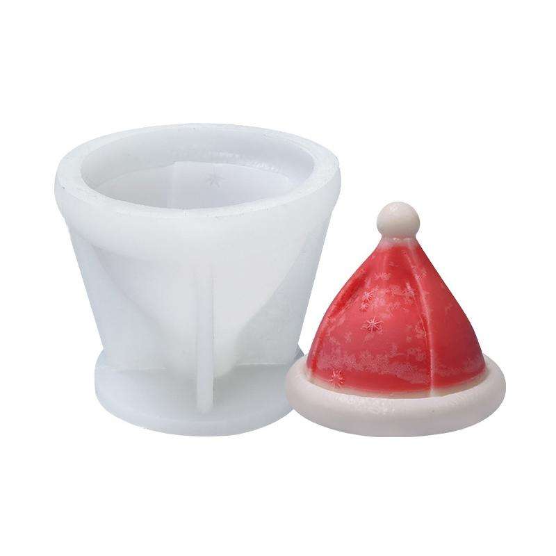 Christmas DIY Scented Candle Silicone Mold, Color: White(SD-62)