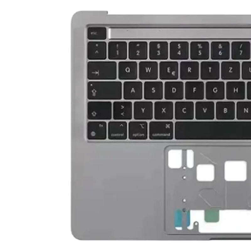 For Macbook Pro 13 inch 2021 A2338 C-side Cover + UK Edition Key Board (Grey)