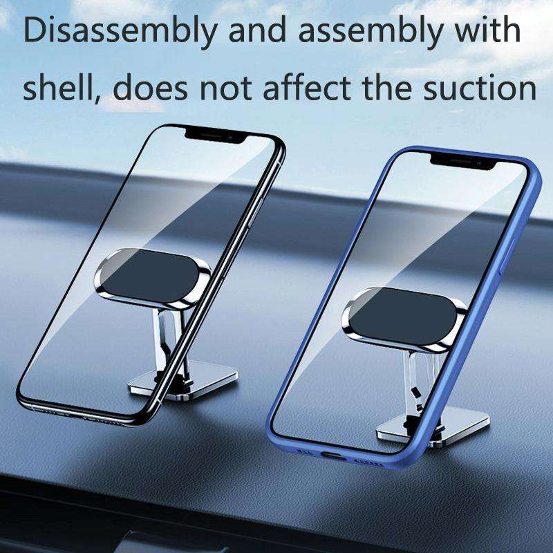 2 PCS Multifunctional Car Phone Holder Magnetic Suction Instrument Panel Navigation Suction Cup H...