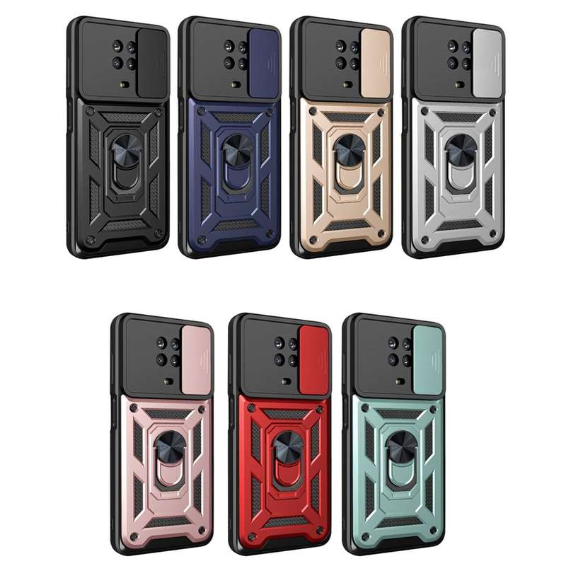 For Nokia G10 / G20 Sliding Camera Cover Design TPU+PC Phone Case(Silver)