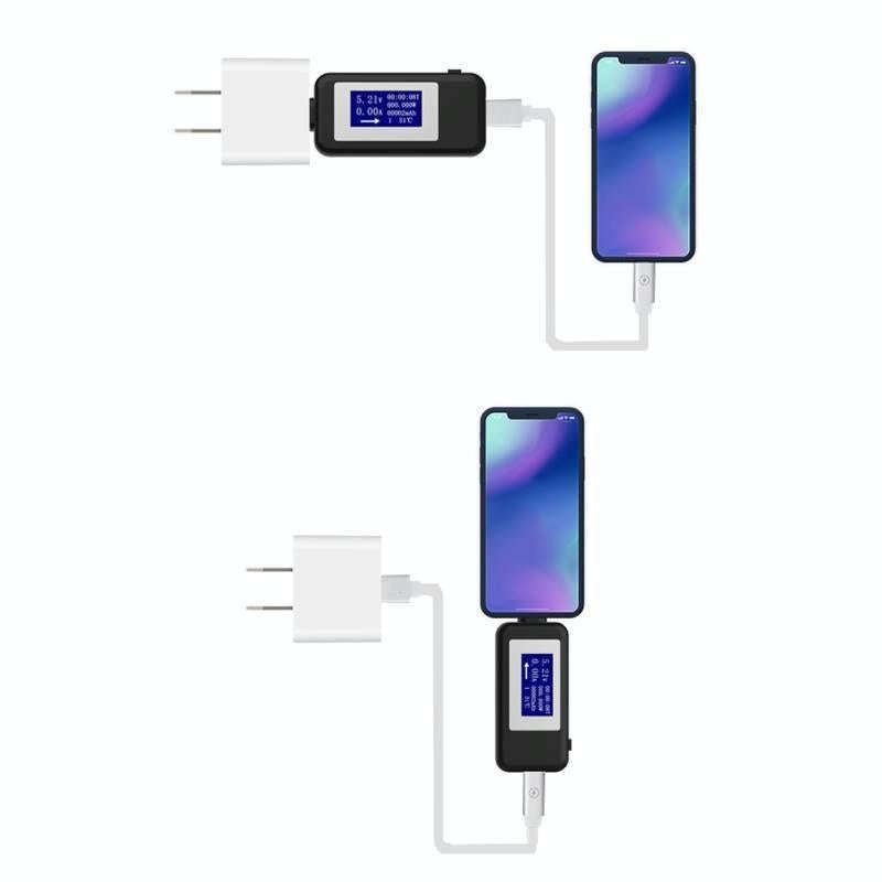 KEWEISI Multi-function Type-C / USB-C Tester Charger Detector Digital Voltmeter Ammeter Voltage M...