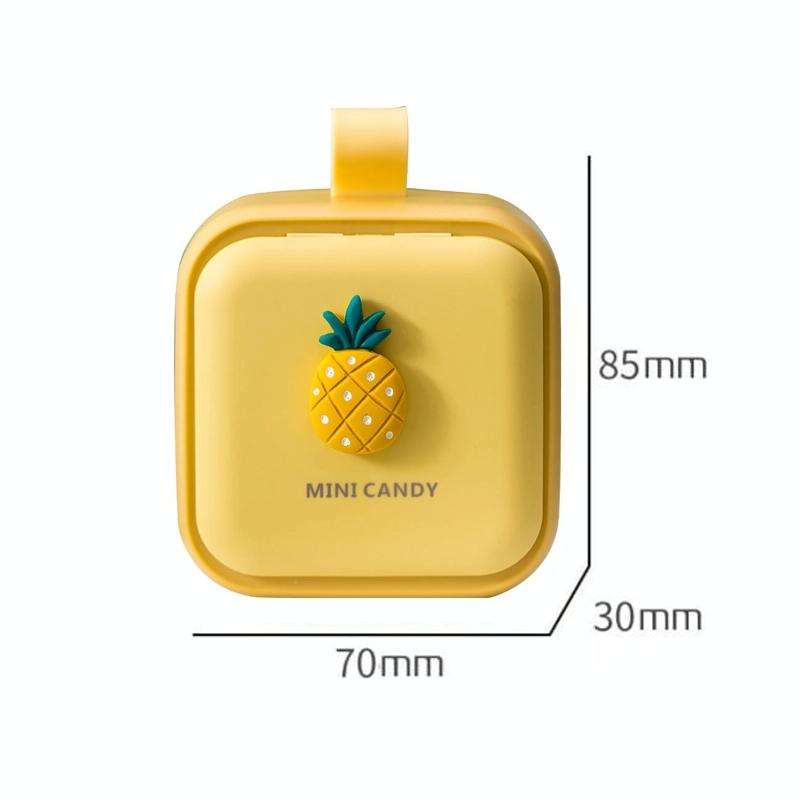 Portable Large-capacity Sealed Pill Box Cartoon Cute Week Pill Box(Small princess)