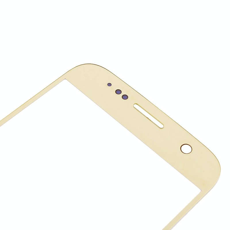 For Samsung Galaxy S7 / G930 10pcs Front Screen Outer Glass Lens (Gold)