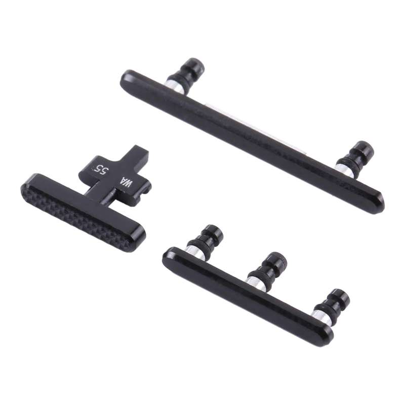 For OnePlus 6 Power Button + Volume Control Button(Frosted Black)