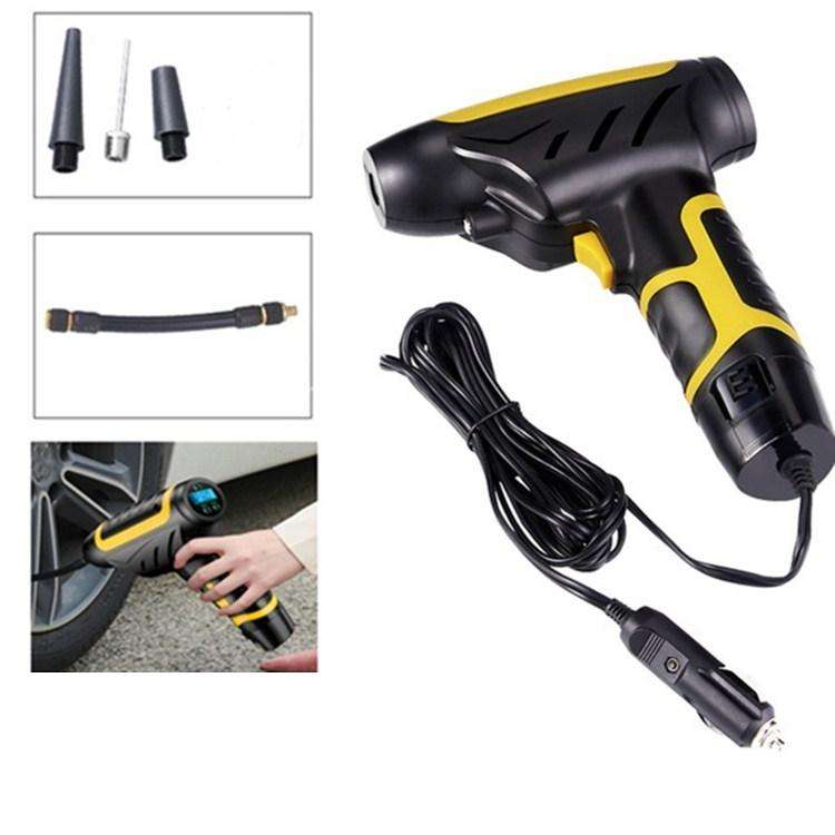 Vehicle-mounted Air Pump With Lamp And Handheld Intelligent Digital Display Charging Air Pump, St...