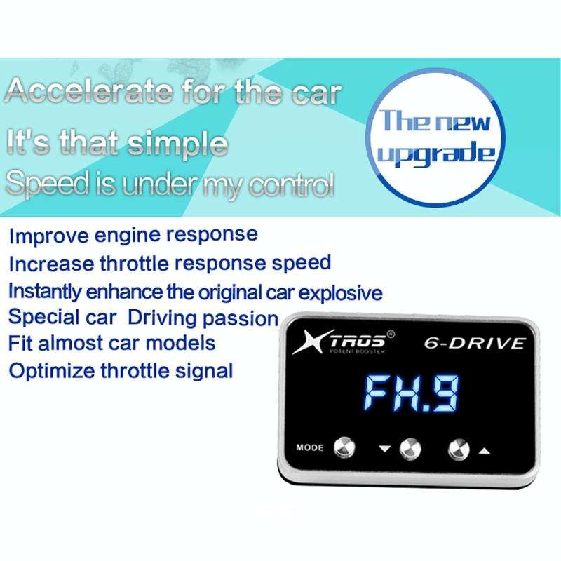 For Mitsubishi Triton 2015-2020 TROS TS-6Drive Potent Booster Electronic Throttle Controller