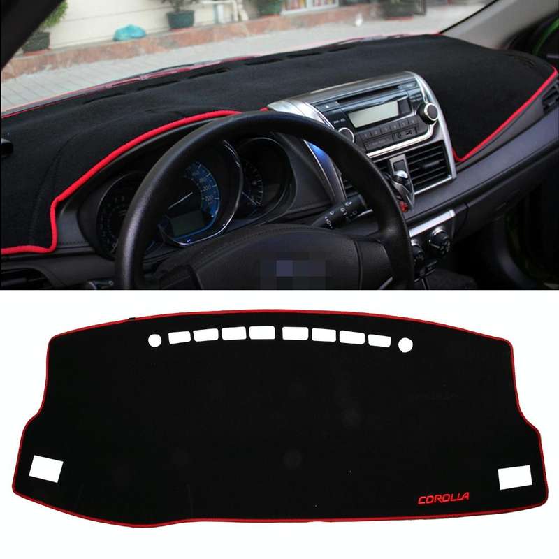 Car Light Instrument Panel Sunscreen Dashboard Mats Cover for Toyota New Corolla (2014-2018)Pleas...