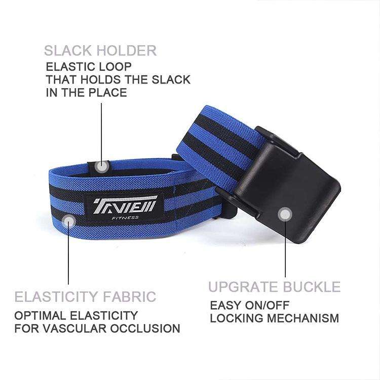 1 Pair Natural Latex Silk Elastic Band Arm Fitness Blood Flow Restriction Training Band, Size: 60...