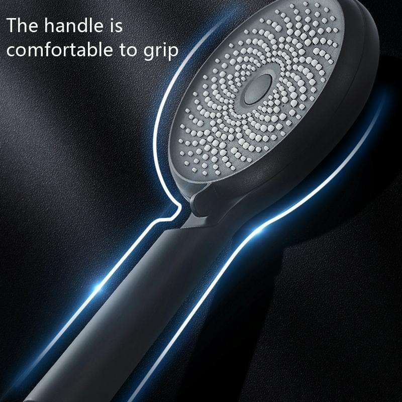 Home Handheld Silicone Supercharged Shower Nozzle, Style: White