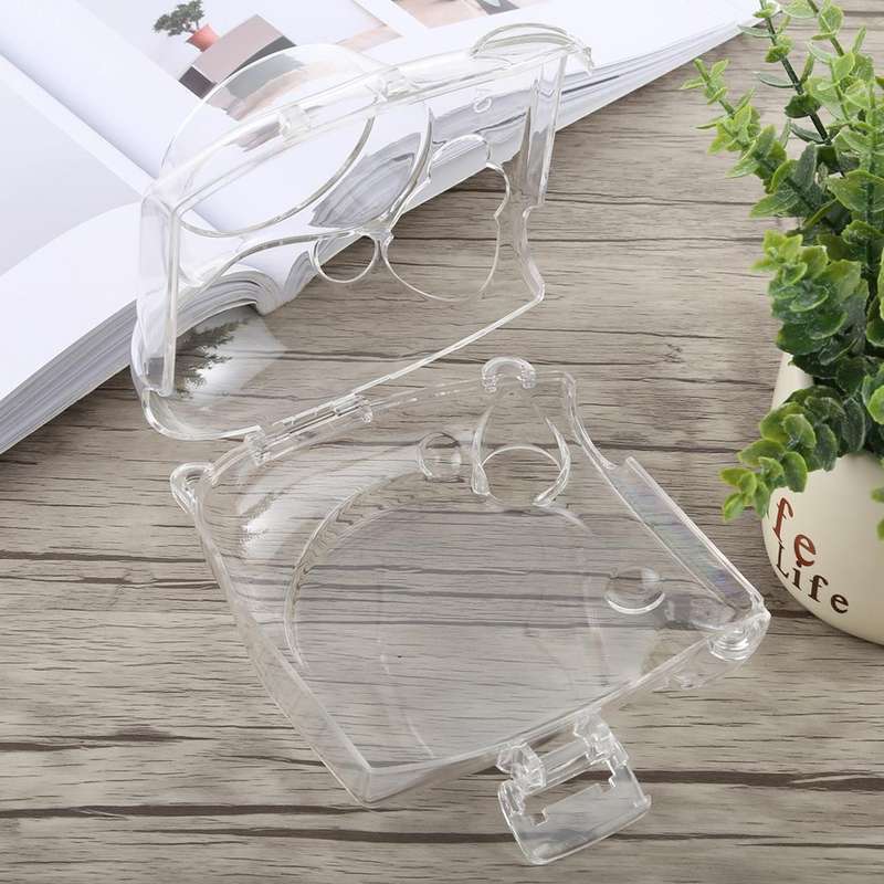 Protective Crystal Shell Case with Strap for FUJIFILM instax mini 7S (Transparent)