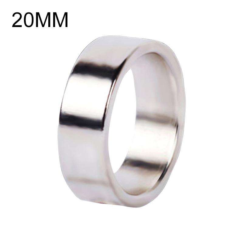 Inner Diameter 20mm Magnetic PK Ring Magic Props(Silver)